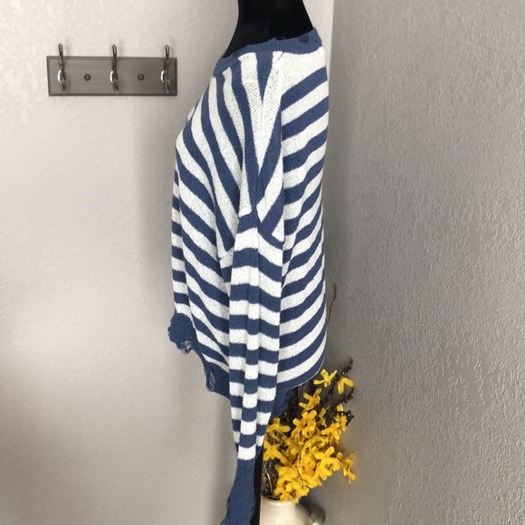 Striped Ripped Sweater - Picture 5 of 8